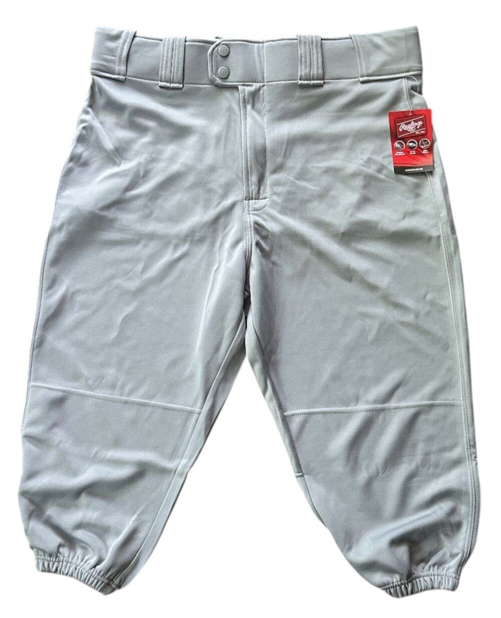 NWT Gray Launch Knicker Baseball Pants Men's Large